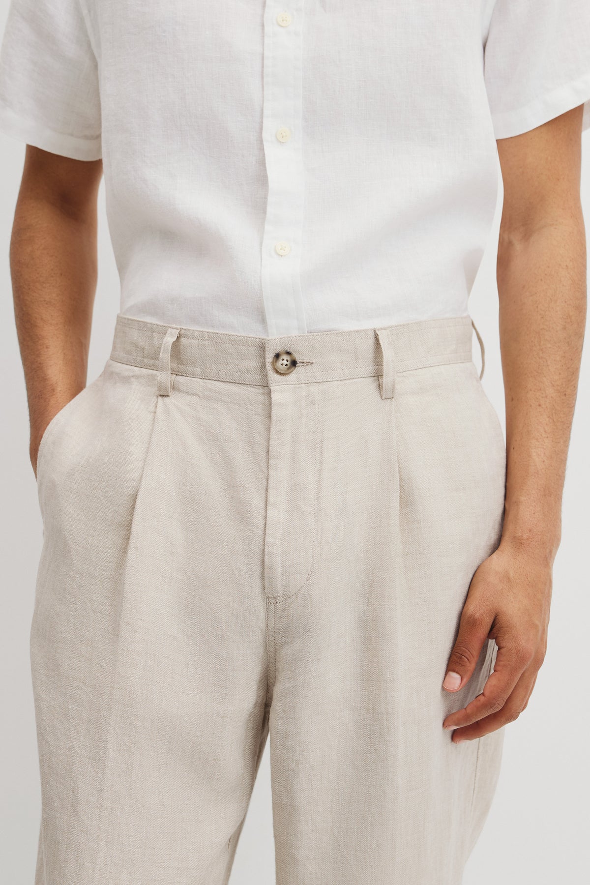 Linen Wide Leg Pant