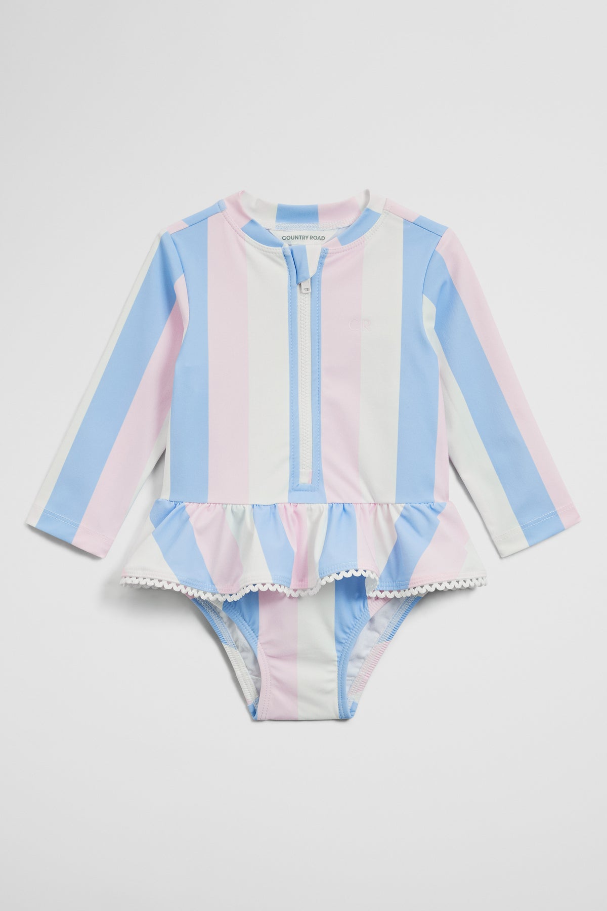 Long Sleeve Frill Swimsuit