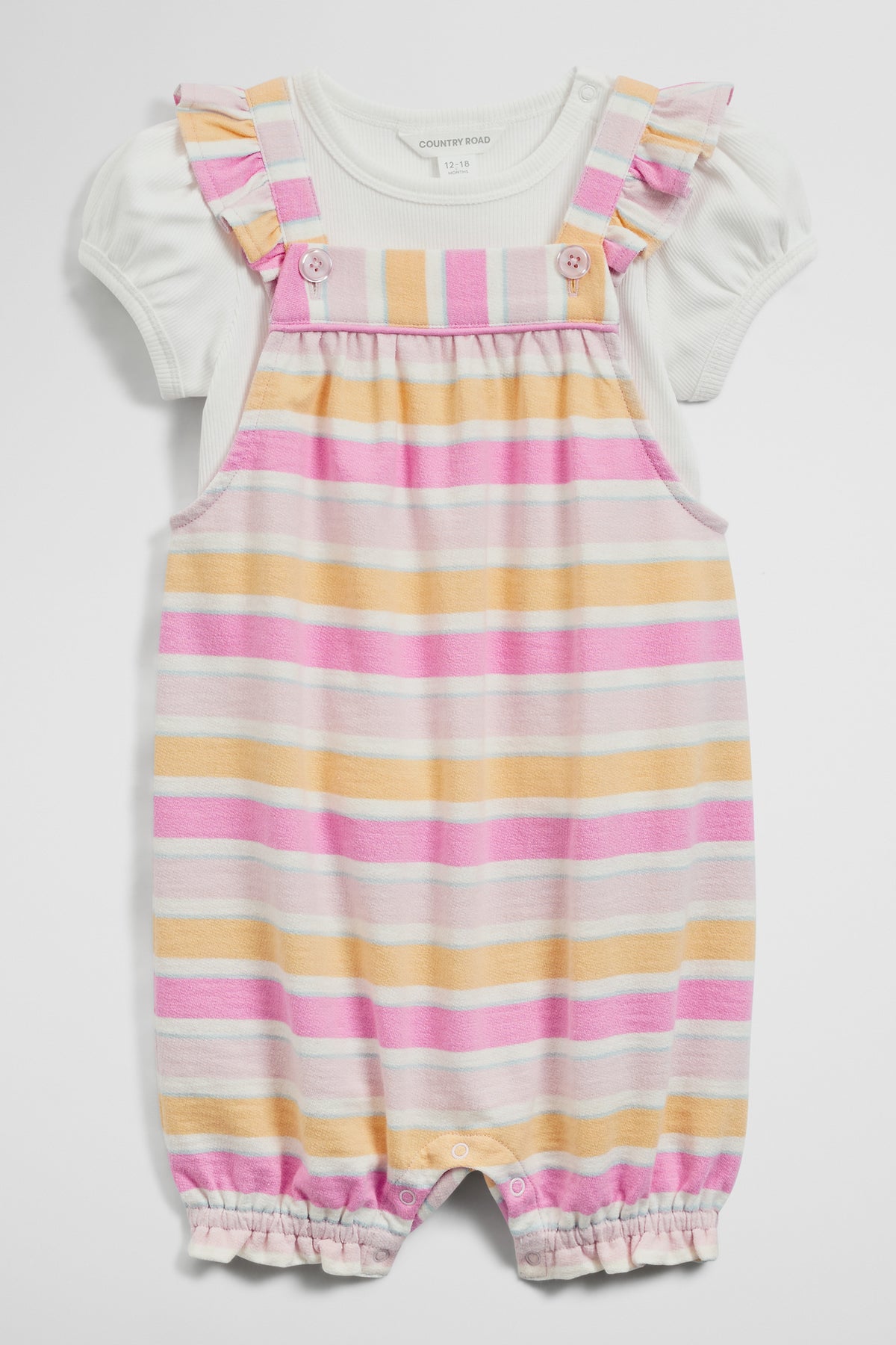 Short Sleeve Print Short Set