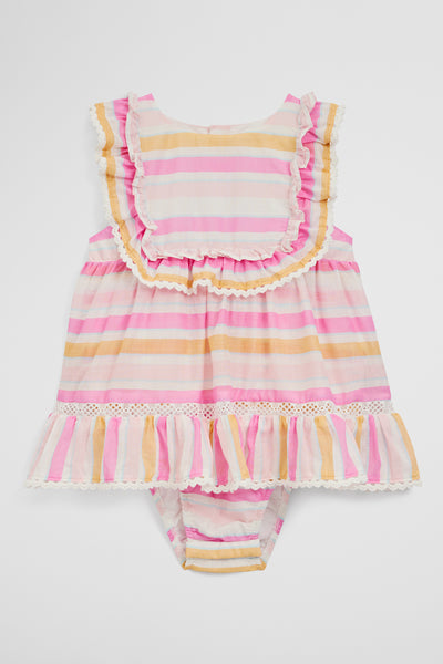 Sleeveless Print Romper Dress