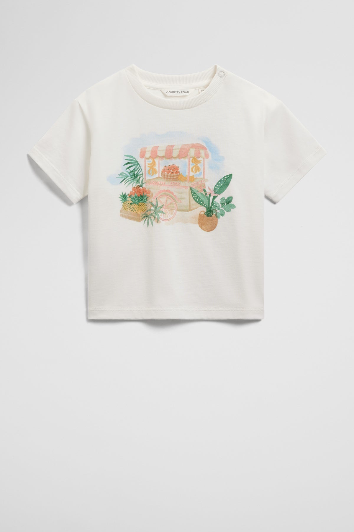 Australian Cotton Blend Short Sleeve Rib T-Shirt