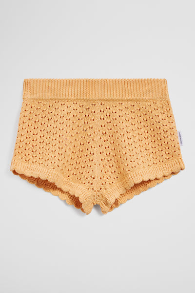 Scallop Knit Short