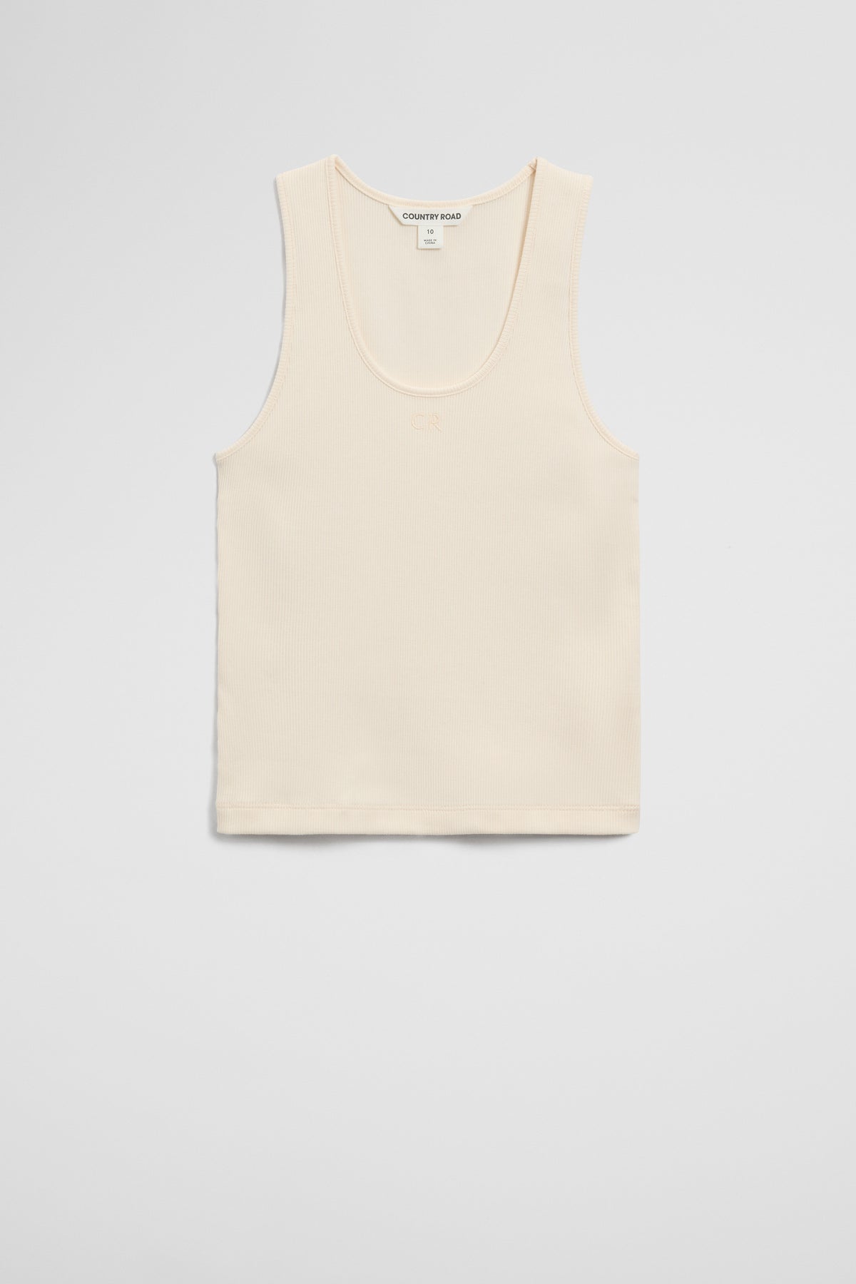 Teen Australian Cotton Blend Sleeveless Rib Tank
