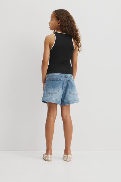 Teen Sleeveless Rib Tank