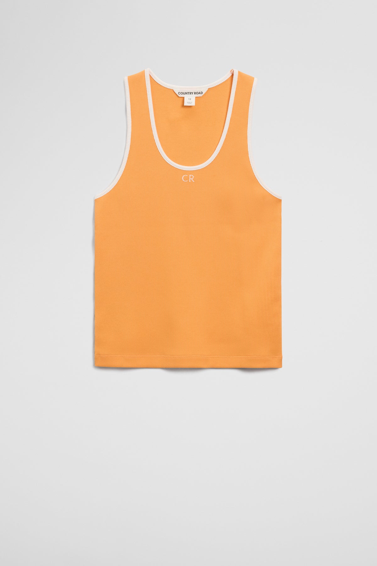 Teen Australian Cotton Blend Sleeveless Rib Tank