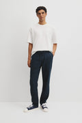 Relaxed Fit Linen Drawcord Pant