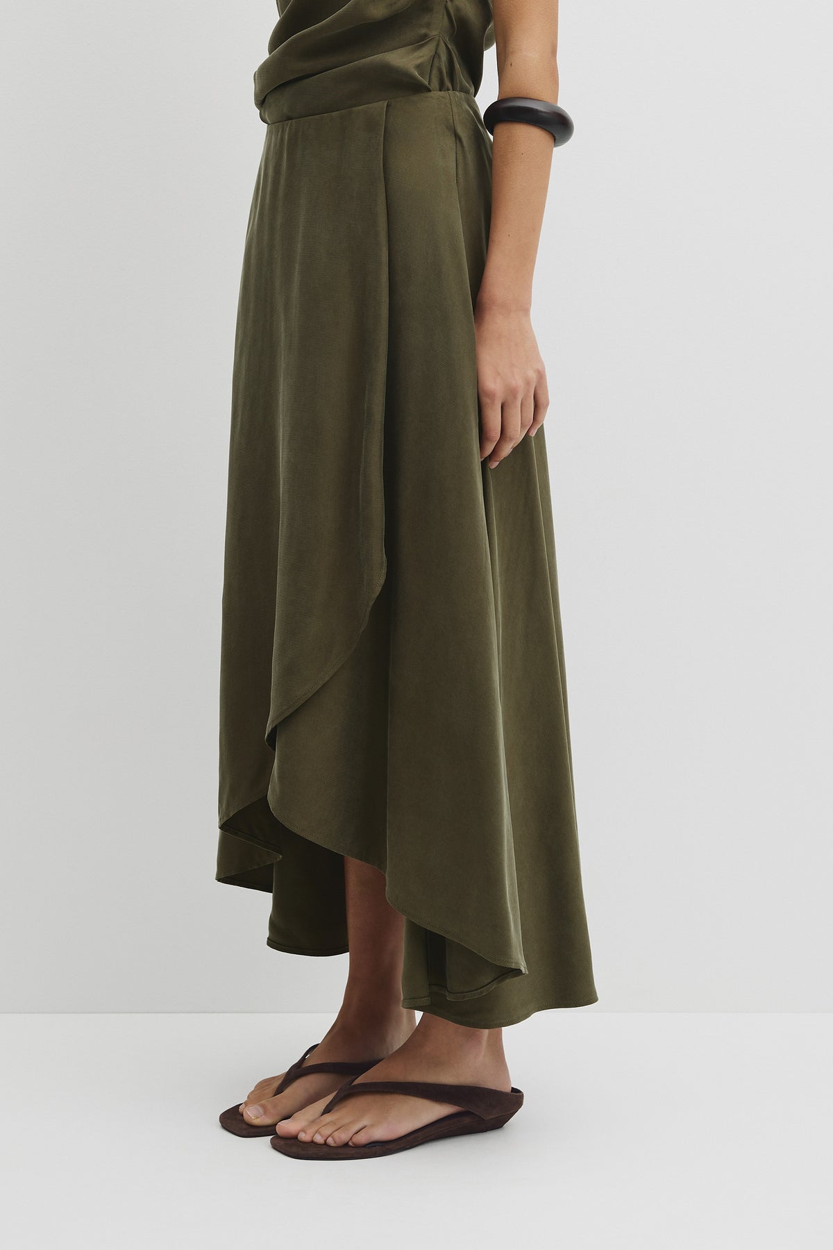 Asymmetrical Hem Skirt
