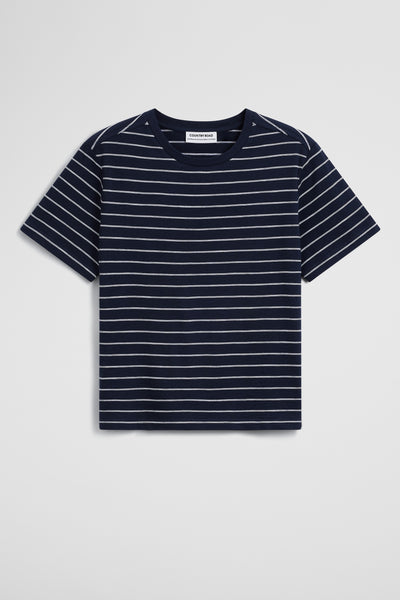 Stripe Textured Slub T-Shirt