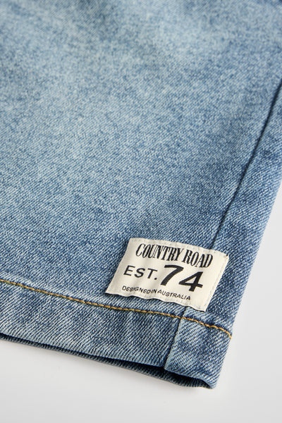Teen Pull On Denim Short