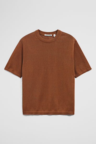 Fine Mesh Knit T-Shirt
