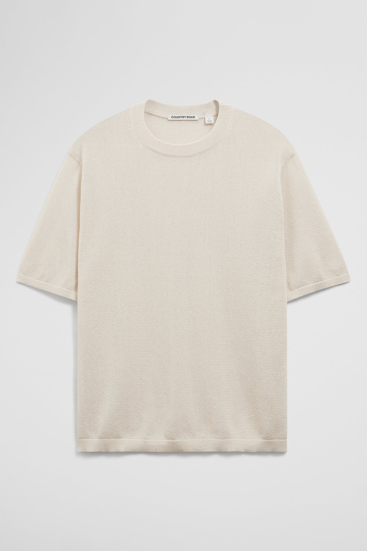 Fine Mesh Knit T-Shirt