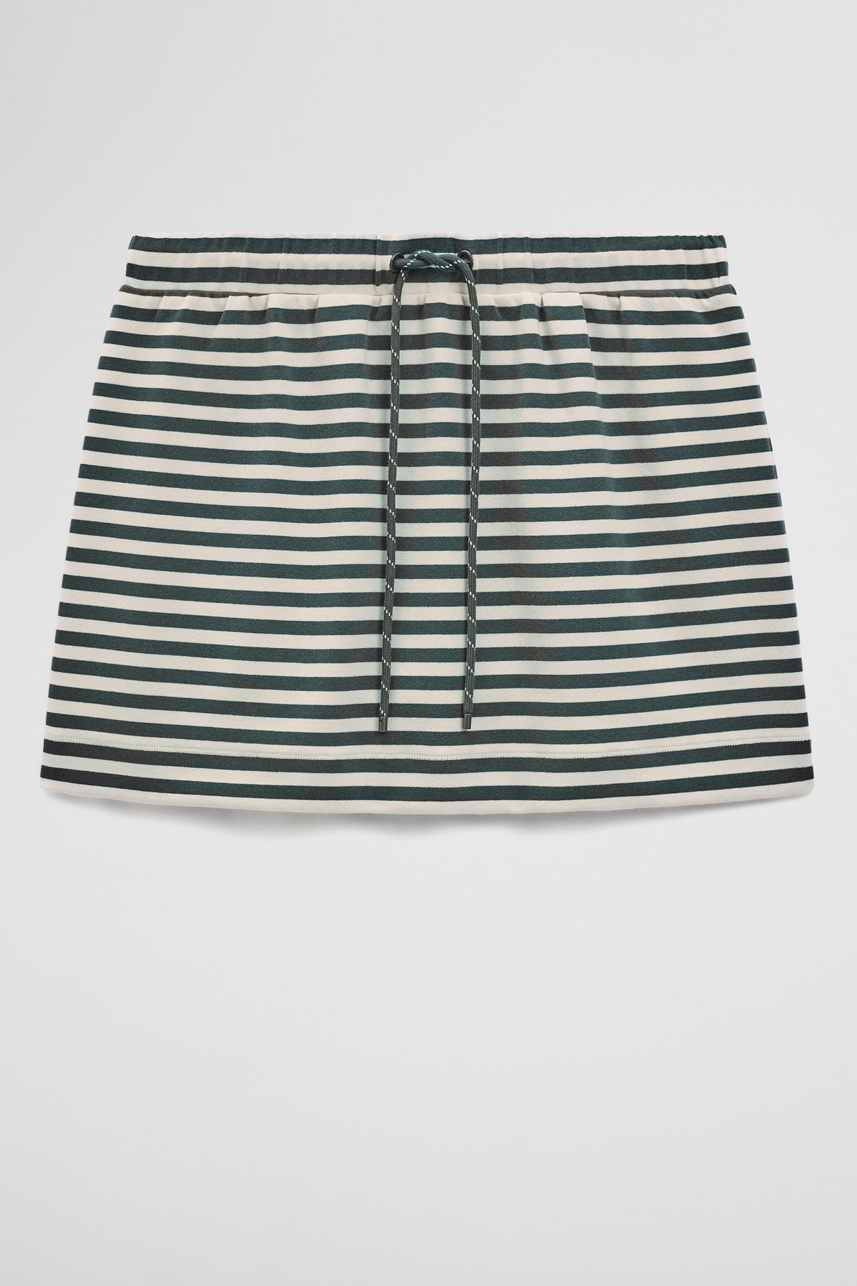 Australian Cotton Blend Stripe Jersey Skirt