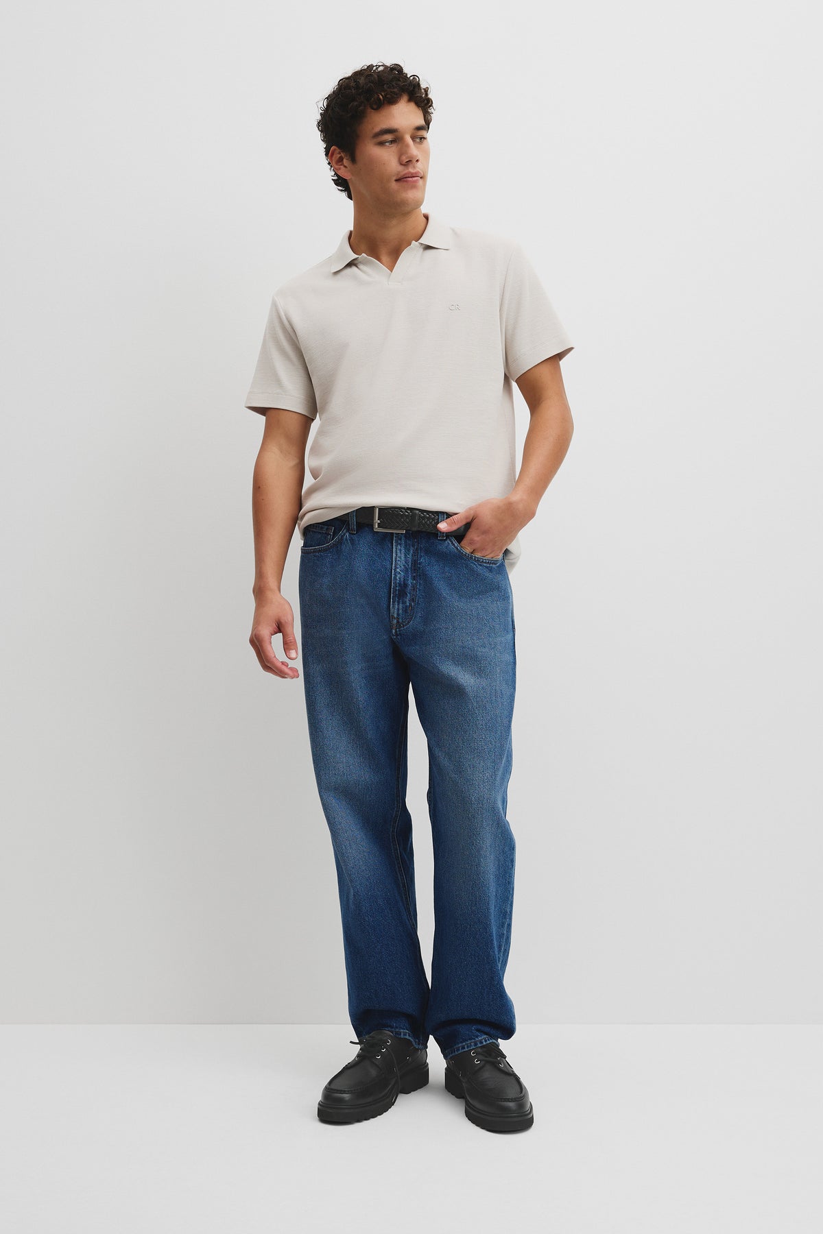 Short Sleeve Waffle Trophy Polo