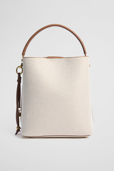 Spliced Bucket Bag