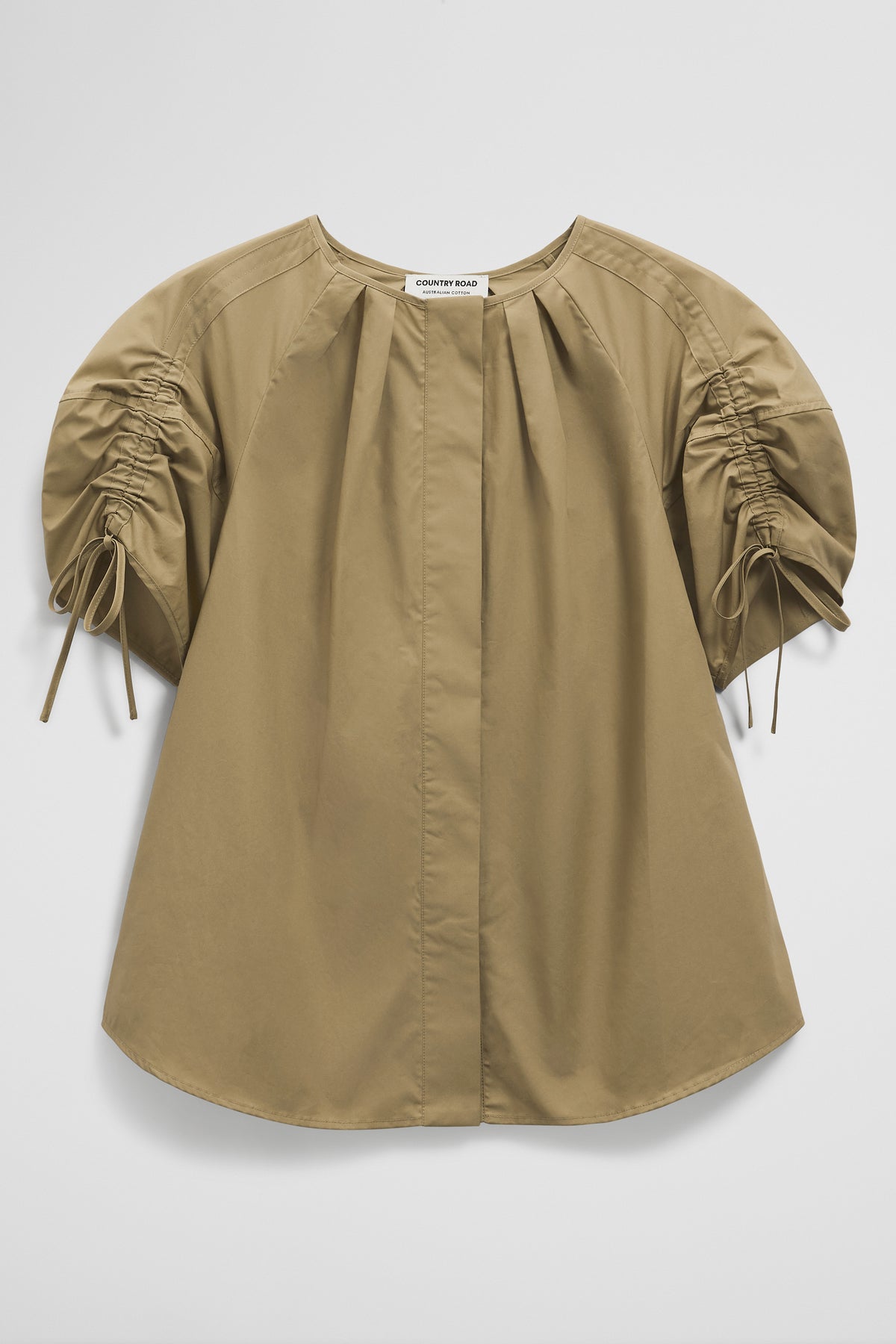 Gathered Sleeve Blouse