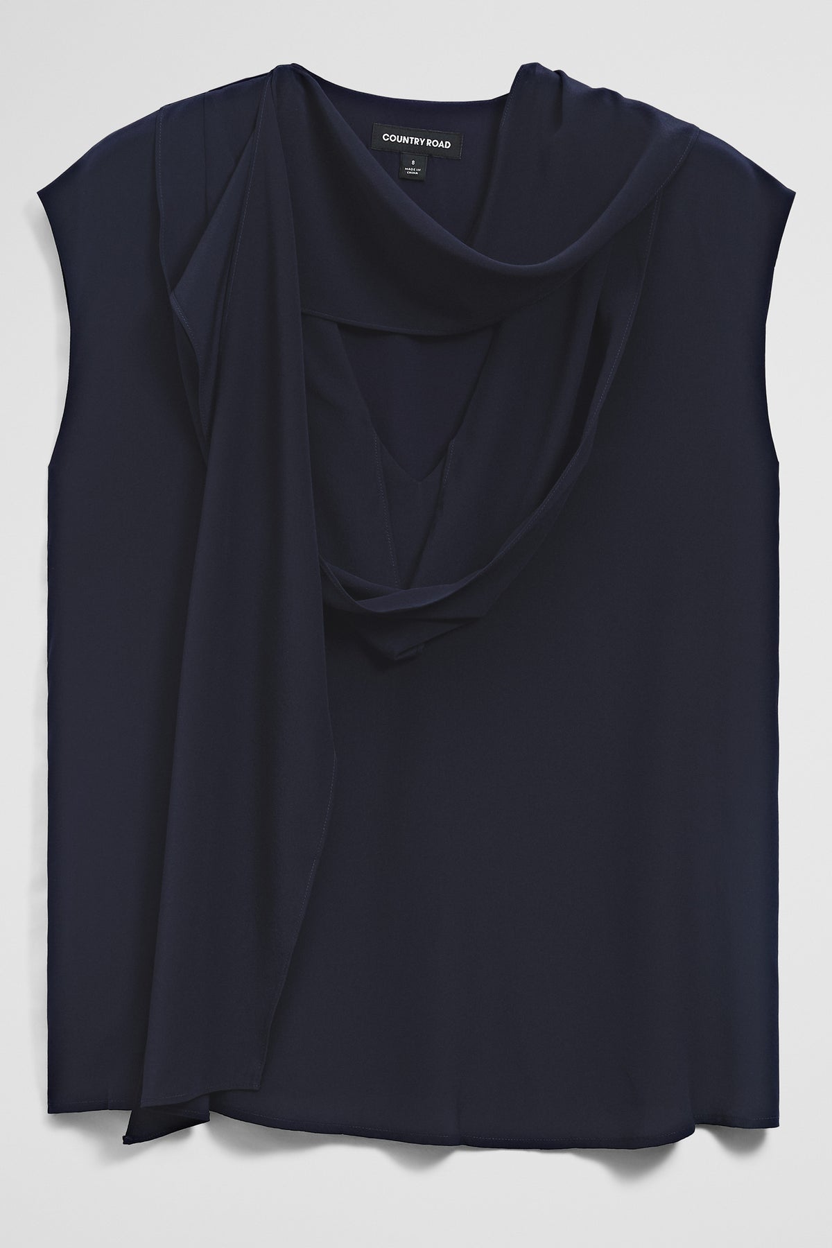 Draped Neck Top