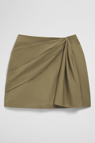 Bow Drape Skirt
