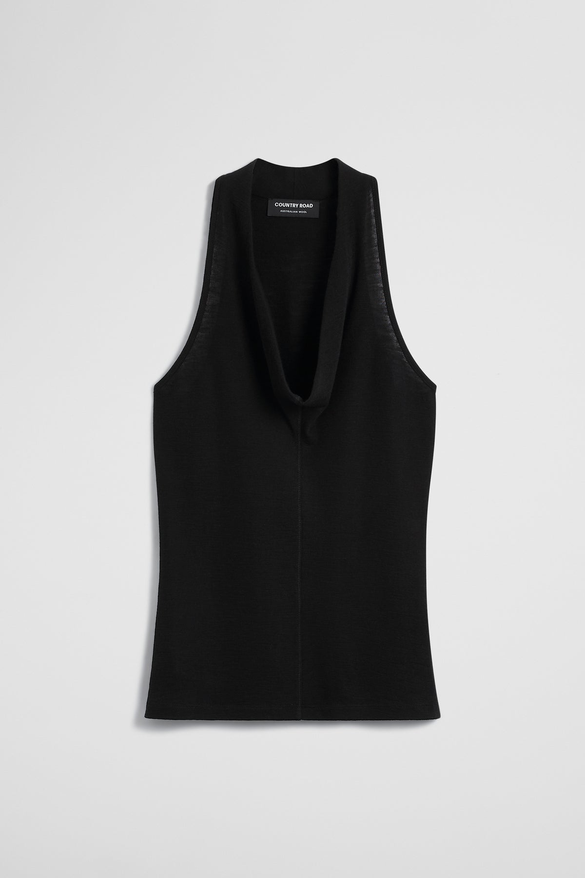 V-Neck Neck Drape Top