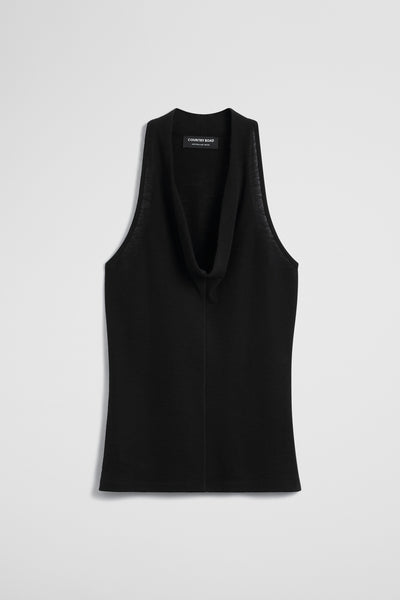 V-Neck Neck Drape Top