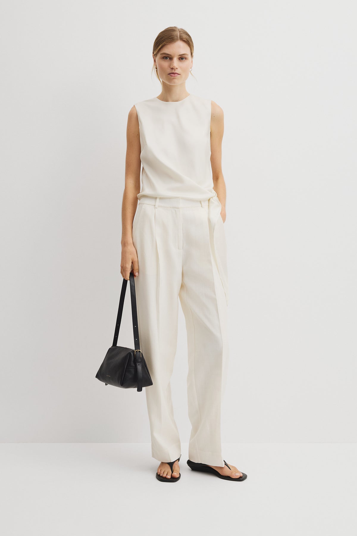 Asymmetrical Washable Silk Tank