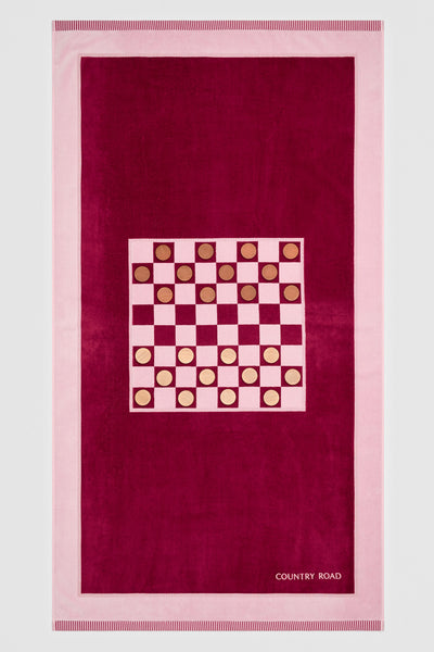 Checkmate Australian Cotton Beach Towel