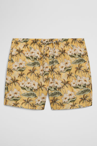 Tropical Print Swim Short