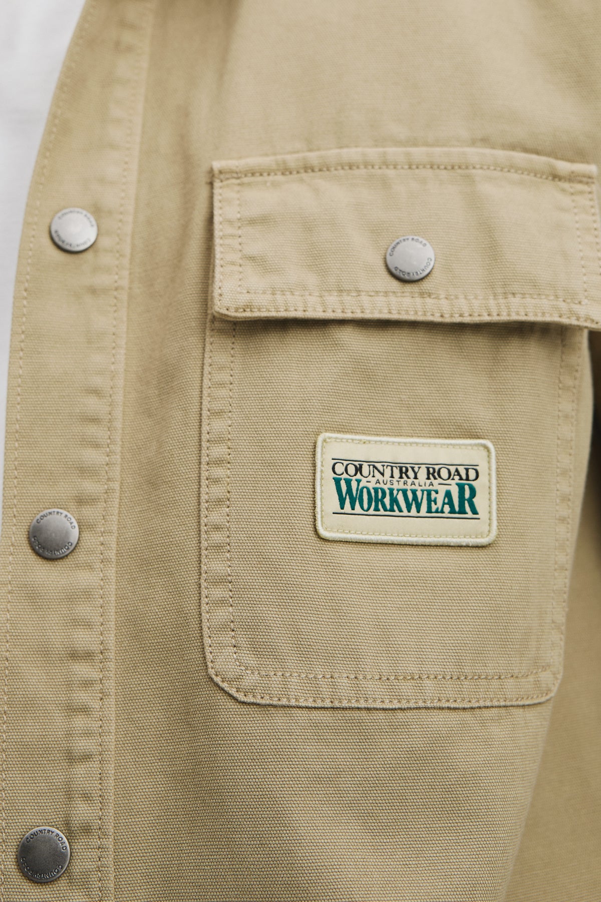 Garment Dyed Workwear Canvas Overshirt