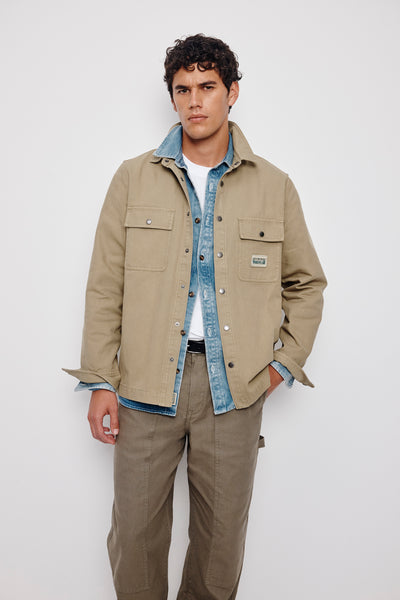 Garment Dyed Workwear Canvas Overshirt