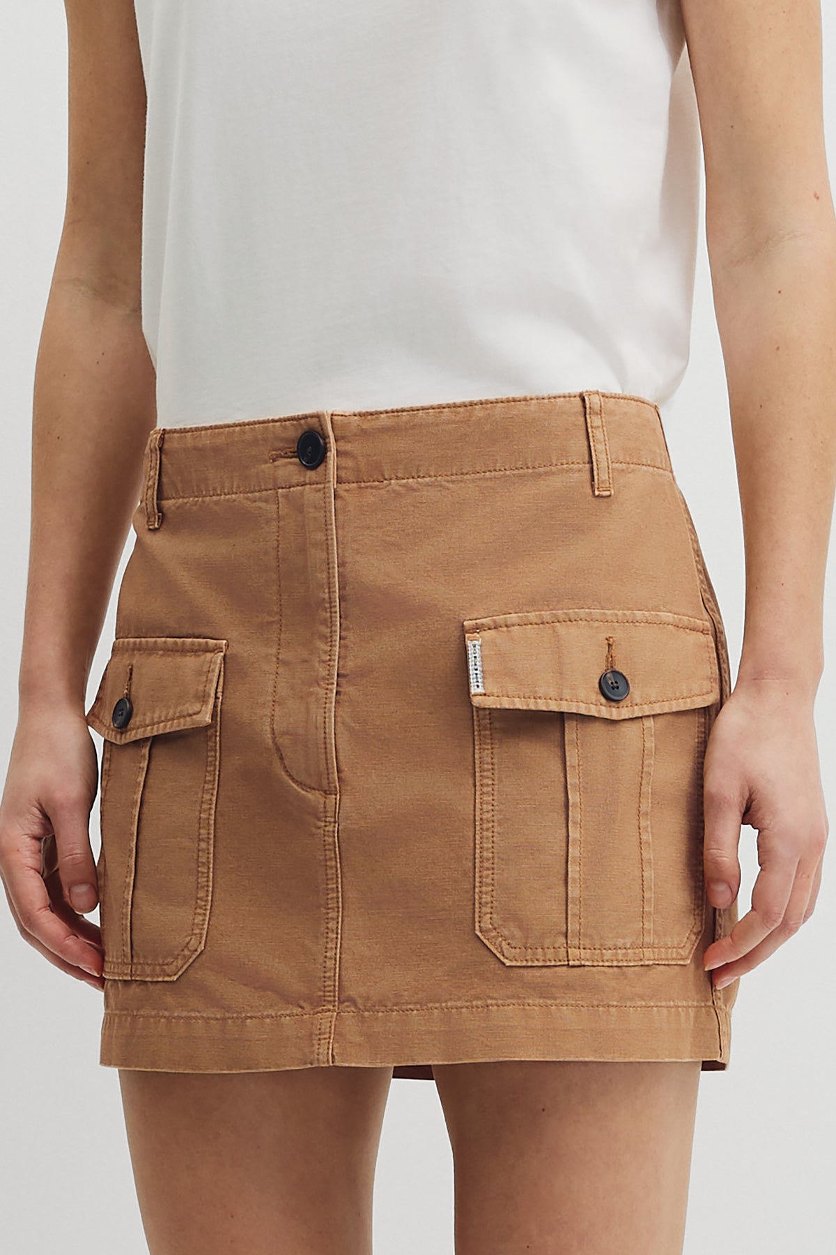 Workwear Mini Skirt