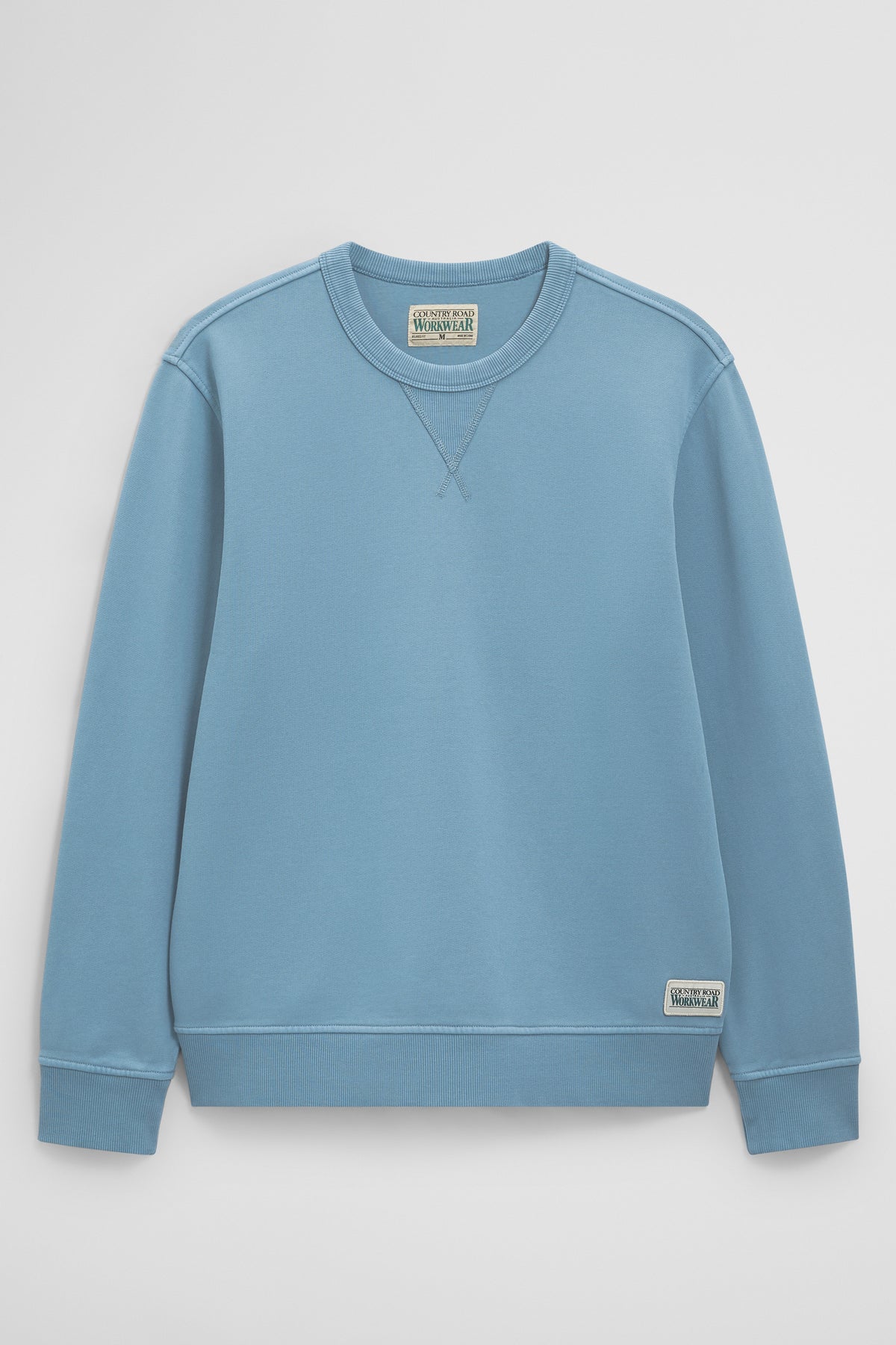Australian Cotton Garment Dyed Workwear Crew Sweat