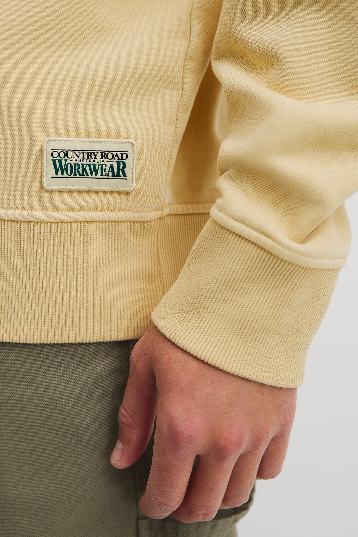 Australian Cotton Garment Dyed Workwear Crew Sweat