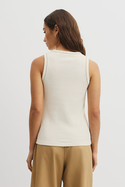 Contrast Stitch Tank