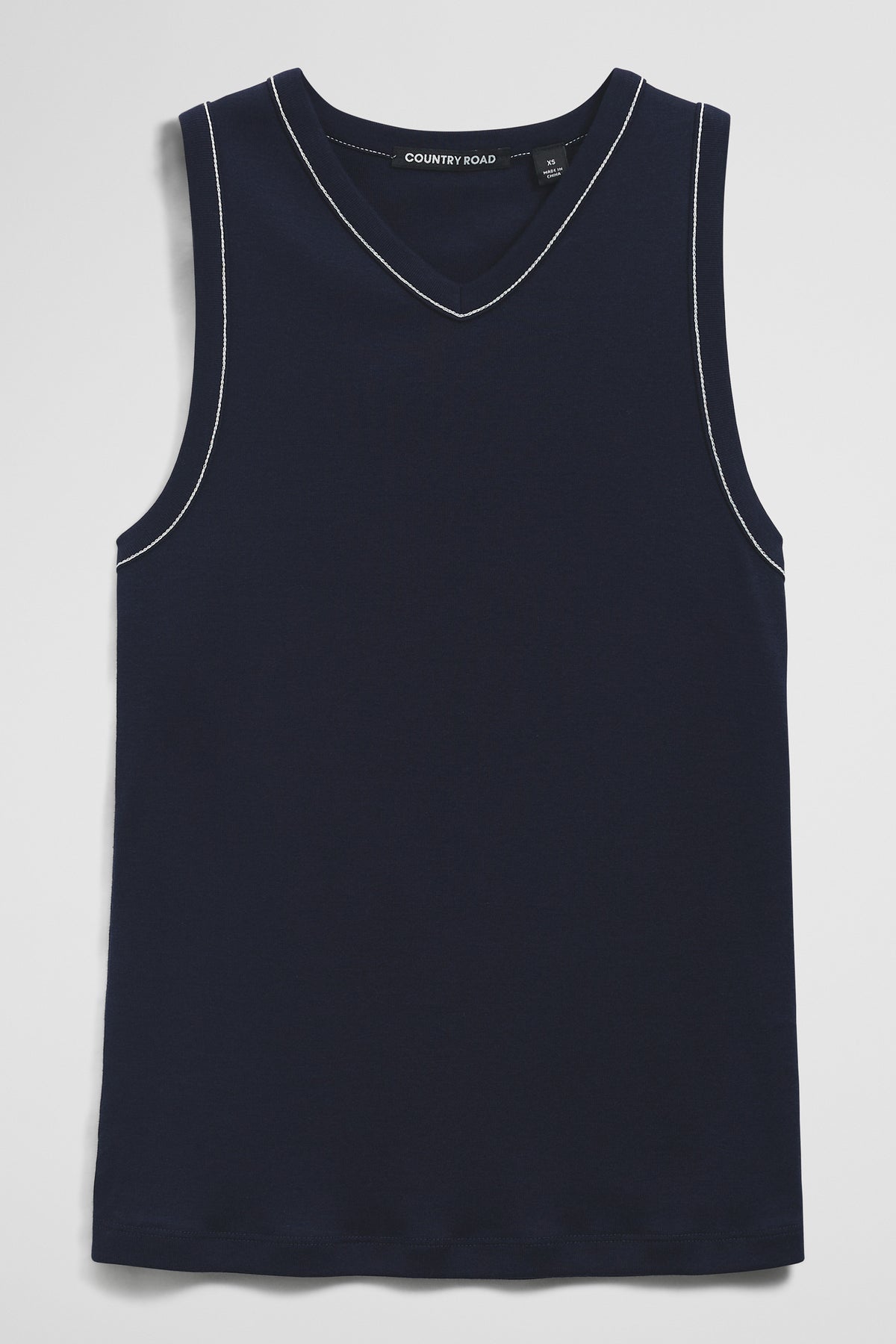 Contrast Stitch Tank