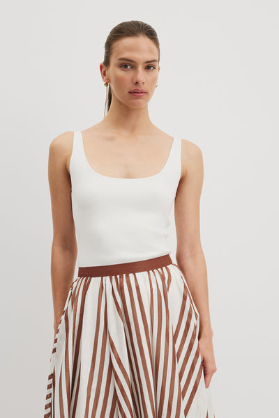 Scoop Neck Knit Tank