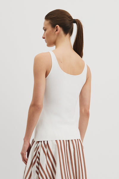 Scoop Neck Knit Tank