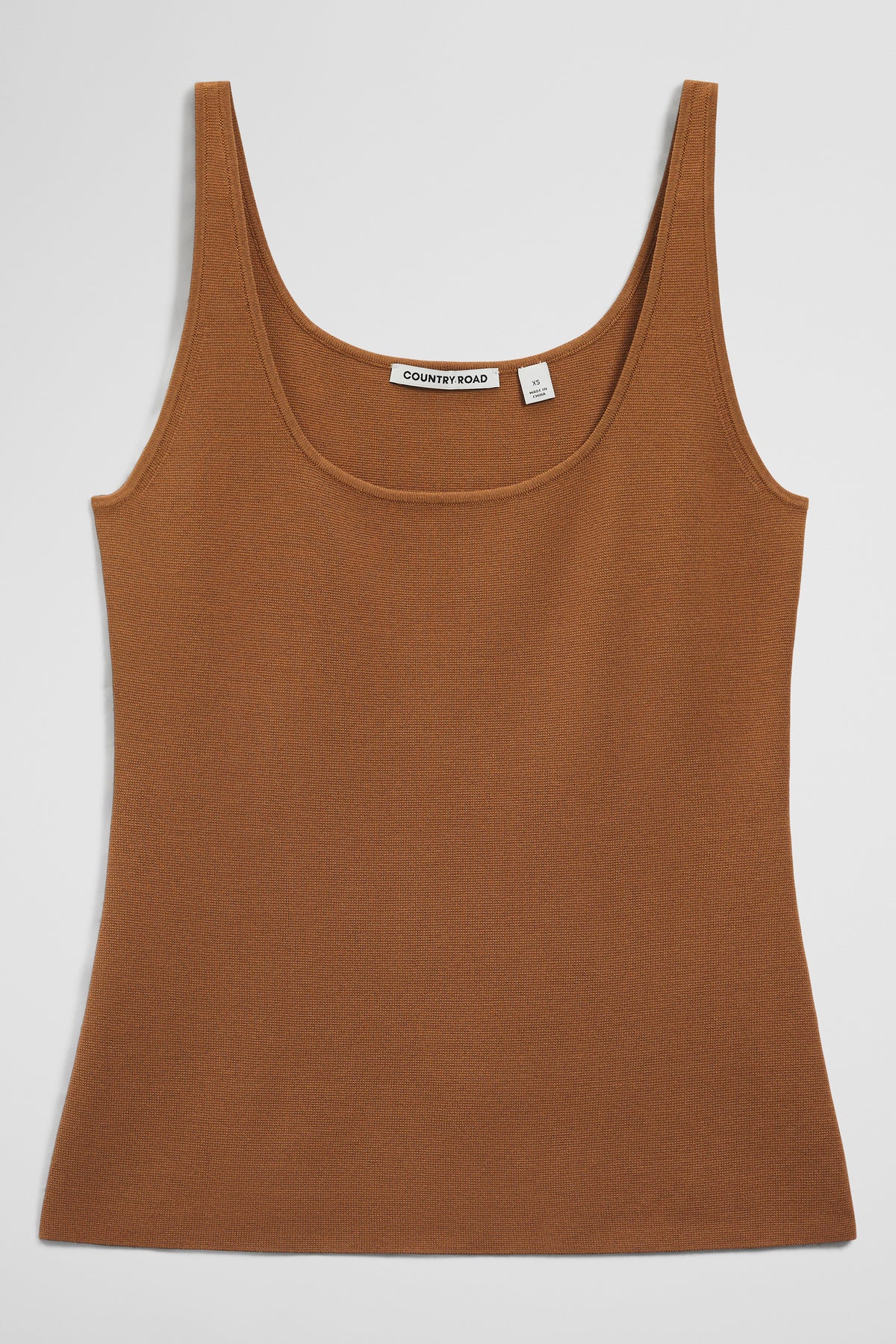 Scoop Neck Knit Tank