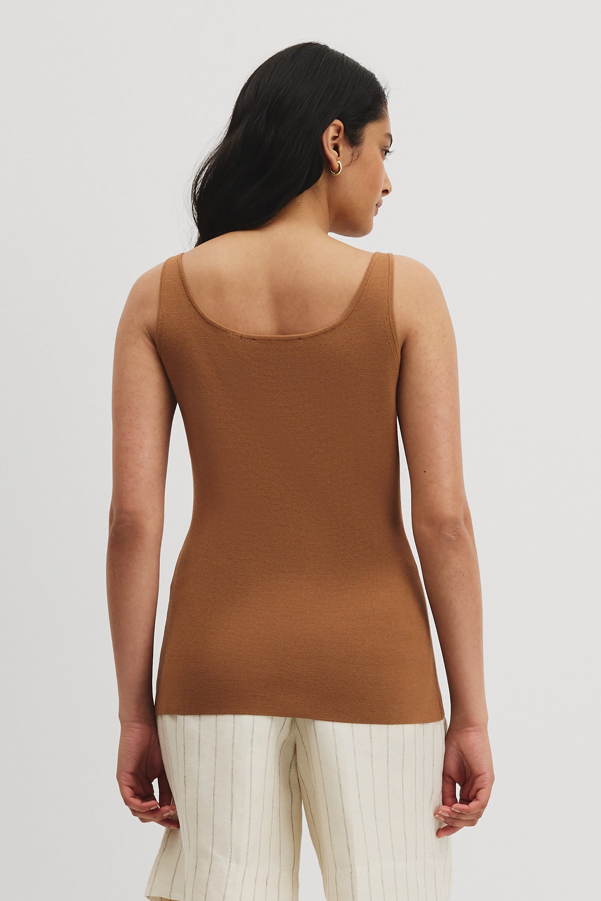 Scoop Neck Knit Tank