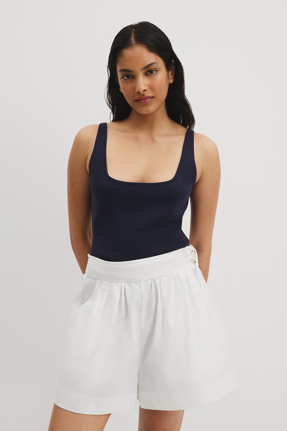 Scoop Neck Knit Tank