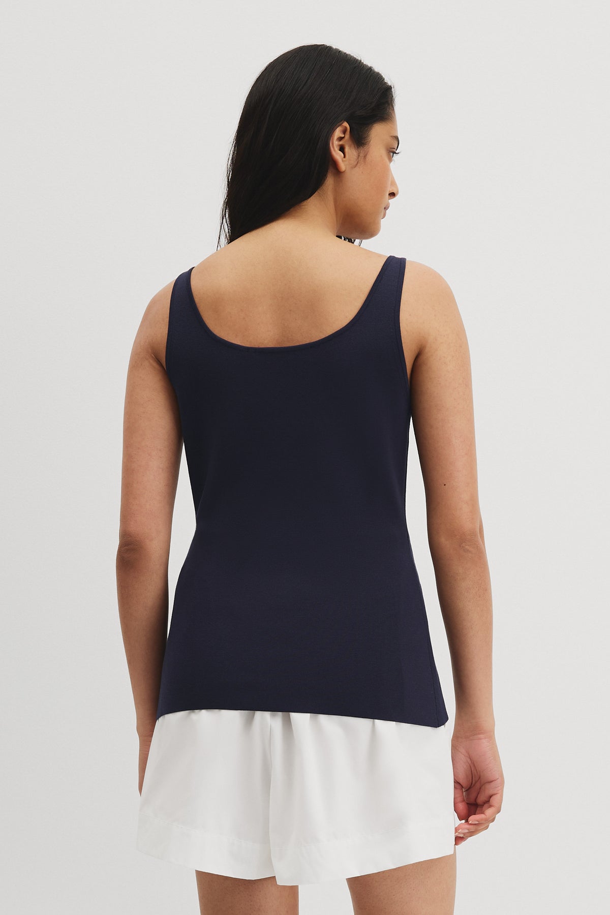 Scoop Neck Knit Tank
