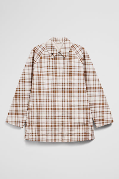 Plaid Swing Coat
