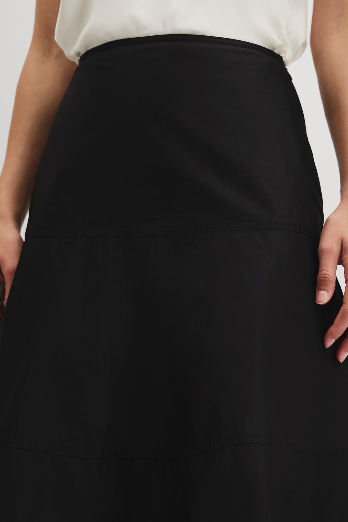 Panelled Midi Skirt