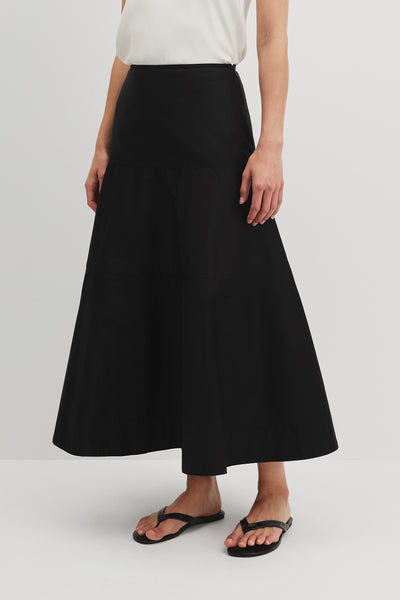 Panelled Midi Skirt