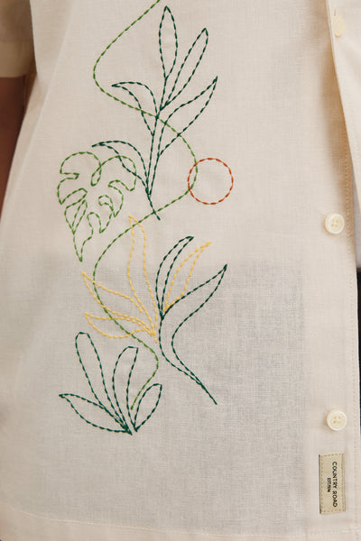 Relaxed Fit Rainforest Embroidered Shirt