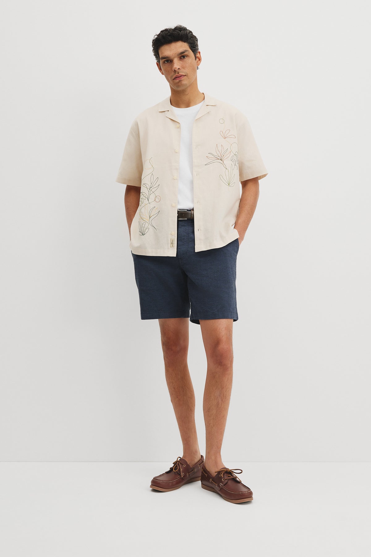 Relaxed Fit Rainforest Embroidered Shirt