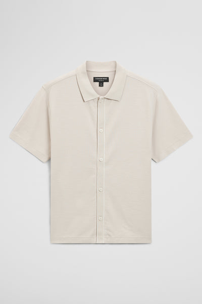 Short Sleeve Tipped Txt Shirt