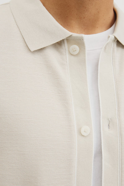 Short Sleeve Tipped Txt Shirt