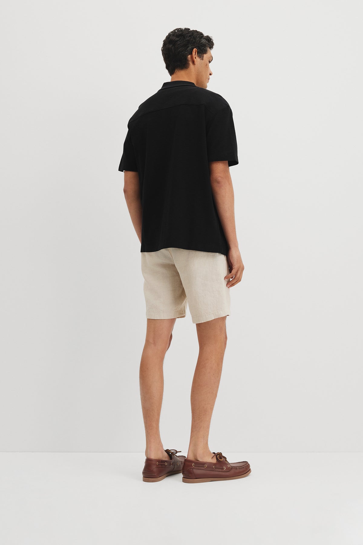 Short Sleeve Tipped Txt Shirt