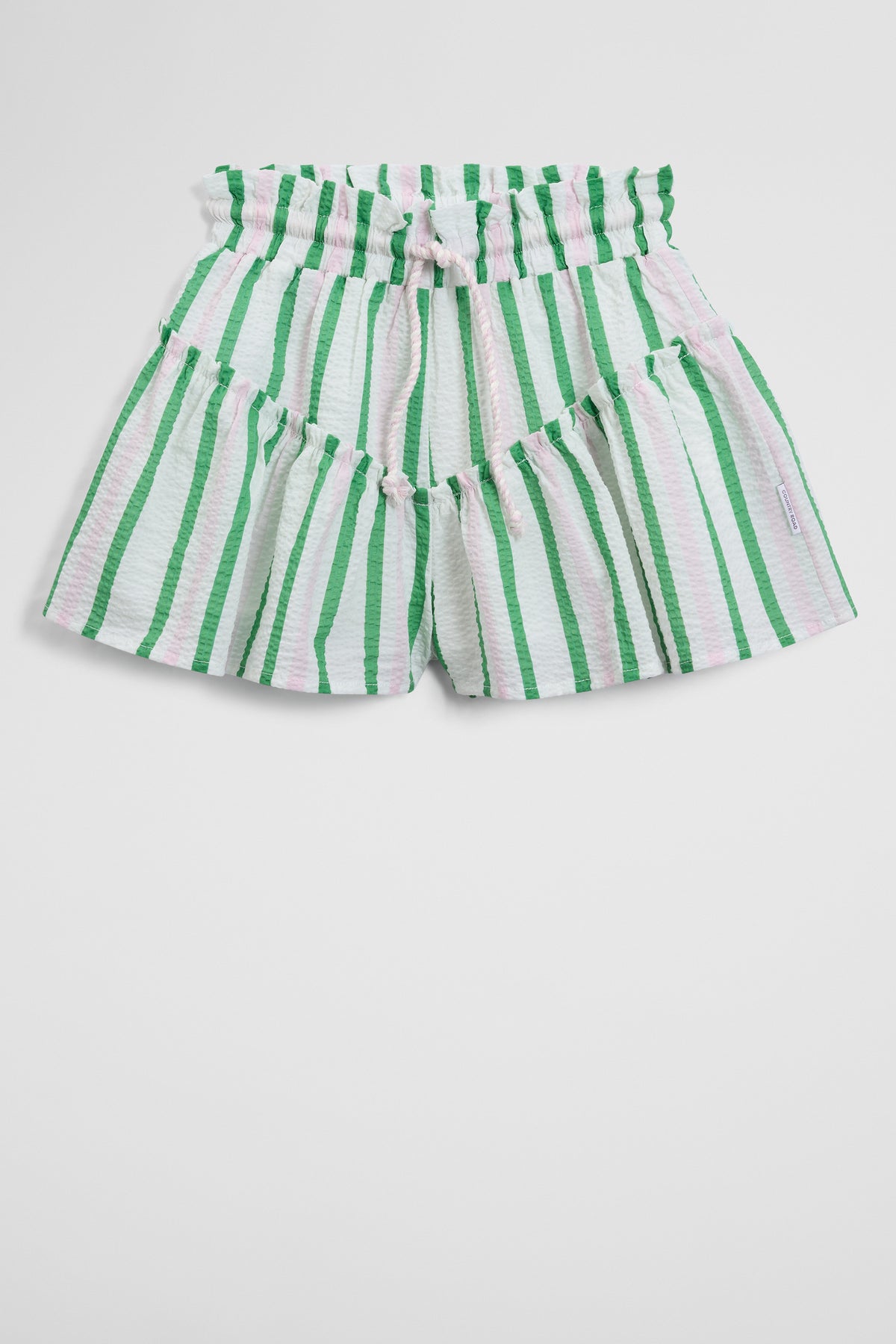 Stripe Frill Short