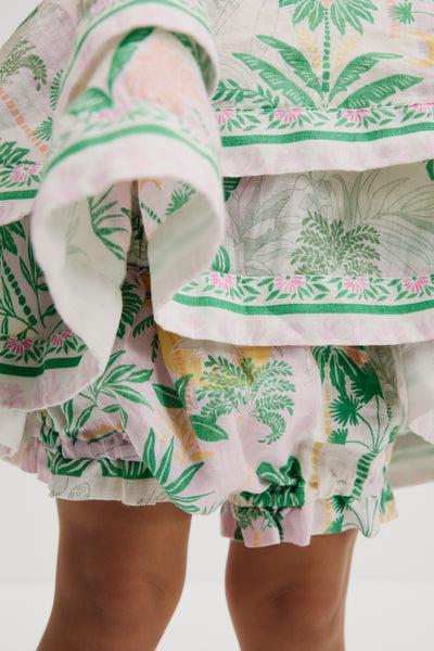 Sleeveless Tier Dress Set