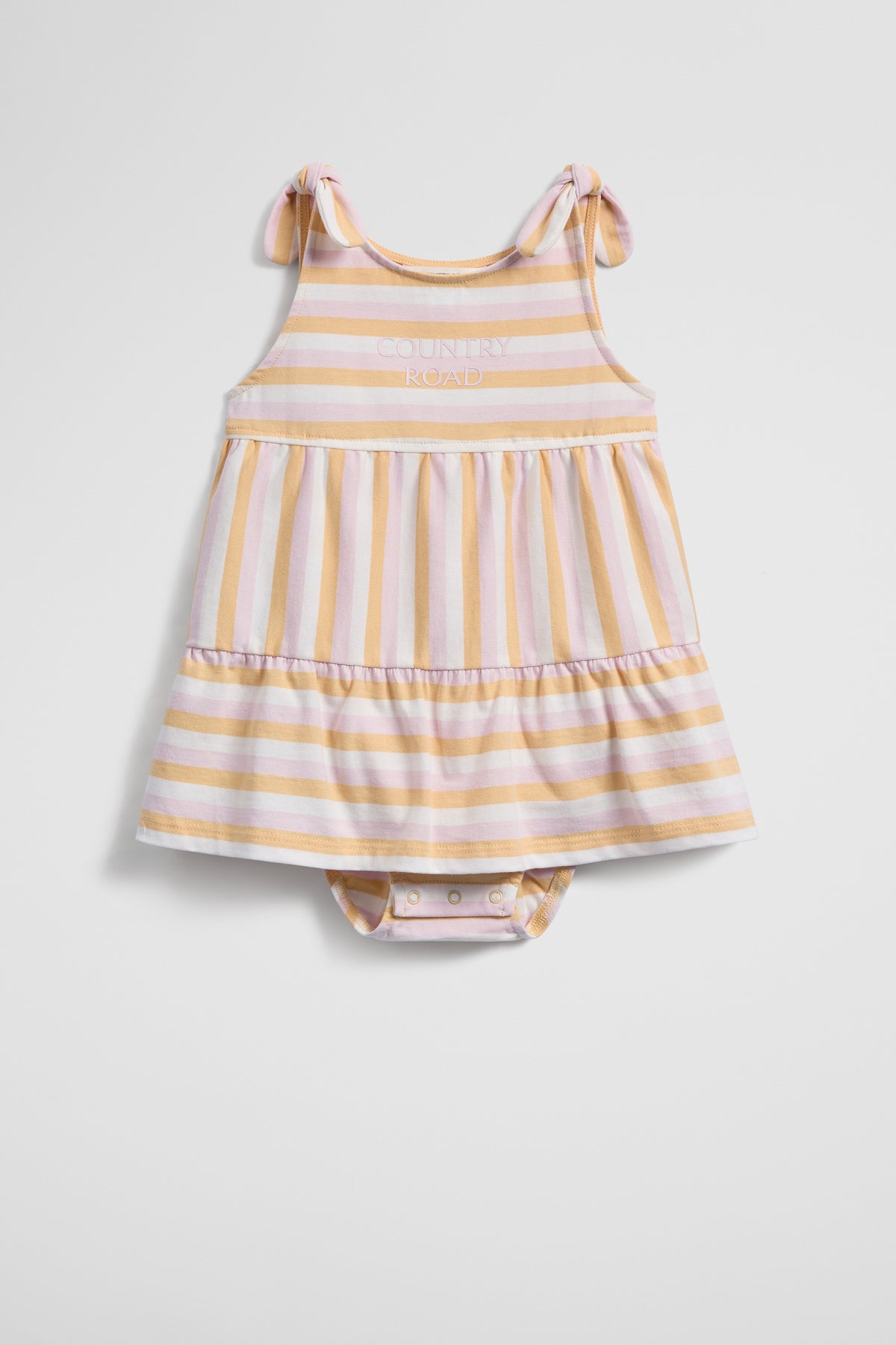Australian Cotton Sleeveless Print Romper Dress